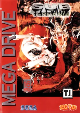 Sub-Terrania (Europe) box cover front